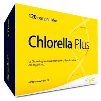 Chlorella plus food supplement tablets