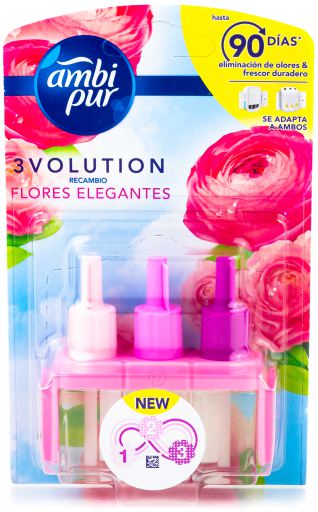 Refill Freshener 3Volution Rose Flowers 21 ml