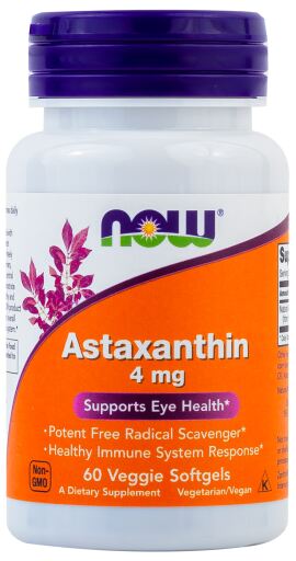 Astaxanthin 4mg 60 Capsules