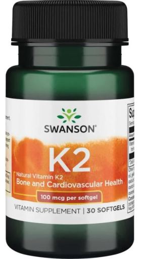 Vitamin K-2 Menaquinone-7 From Natto 100 mg 30 Capsule