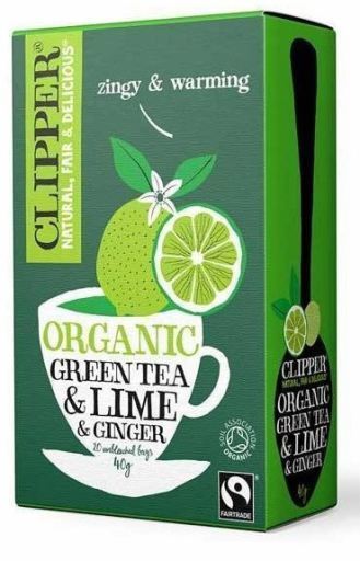 Green Tea with Lime and Ginger Bio 20 bags