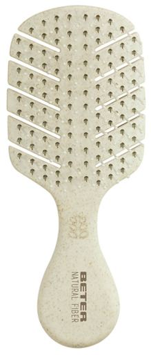 Detangling Brush Mini Natural fiber Beige