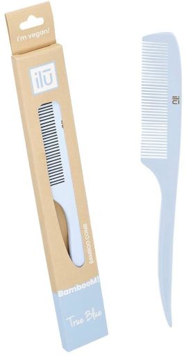 True Blue Bamboo Detangling Comb