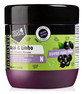 Super Hair Food Açaí and Linen Hair Mask 500 ml