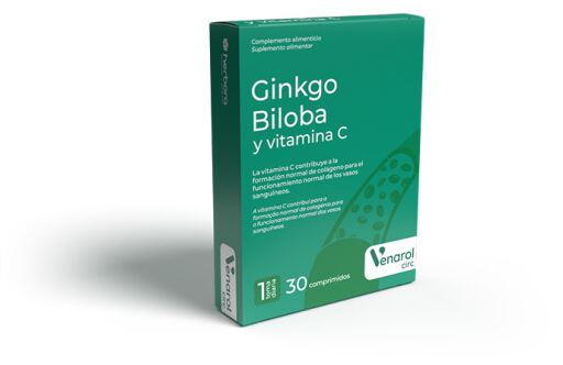 Venarol Ginkgo Biloba and Vitamin C 30 Capsules