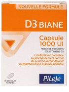 D3 Biane Capsules 1000 IU 30 Capsules