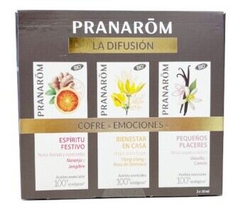 La Diffusion Chest of Essential Oils Emotions Bio 3 Pieces