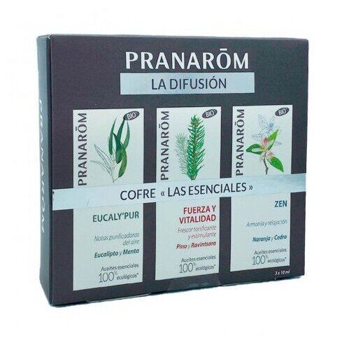 La Diffusion Chest of Organic Essential Oils 3 Pieces