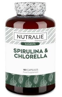 Spirulina &amp; Chlorella 180 Capsules