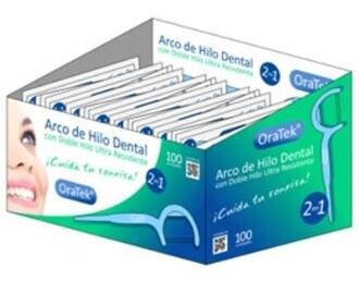 Arco Double Dental Floss 100 Units. Individuals