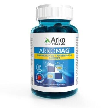 Arkomag Magnesium B6 45 Strawberry Gummies