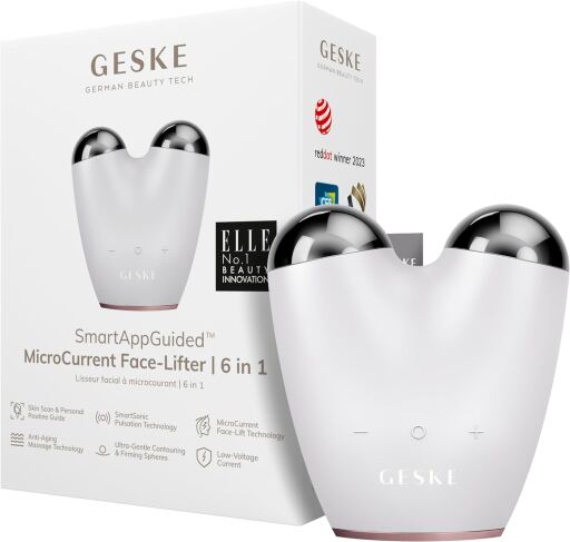 Smart App Guided Facial Lifting Microcurrent 6 In 1 White
