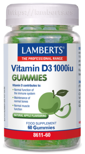 Vitamin D3 1000 Ui 60 Gummies