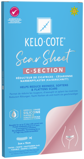 Kelo Cote Cesarean Scar Reduction Dressing 15 cm x 3 cm